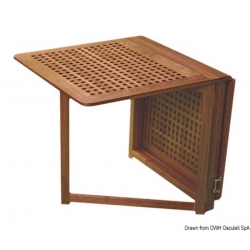 Table pliante avec pieds en forme de compas - ARC 2