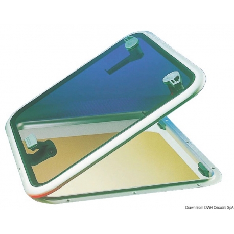 Trou d'homme Low Profile 30 avec bras - Lewmar