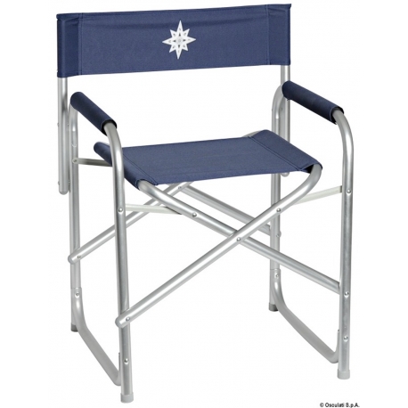 Chaise pliante Regista en aluminium anodisé