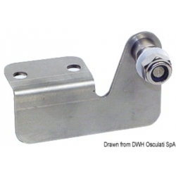 Plaque de fixation en porte-à-faux