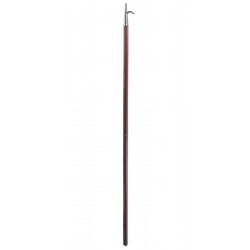 Crochet fixe en bois pour bateau avec crochet en laiton