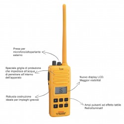 Émetteur-récepteur VHF d'urgence ICOM IC-GM1600E 2