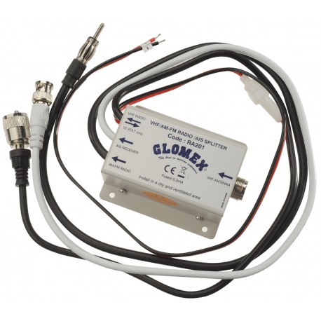 Répartiteur Glomex RA201 pour recevoir simultanément les signaux AM/FM et AIS