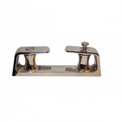 passe-fil en acier inoxydable AISI 316 avec deux rouleaux latéraux coulissants