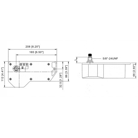 Essuie-glace étanche TMC deux vitesses avec retour automatique