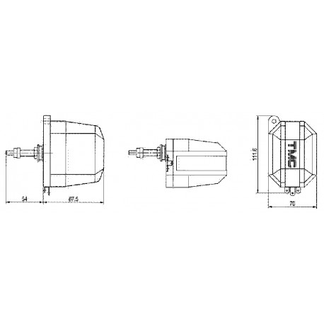 Essuie-glace de carénage étanche à l'eau - angle de réglage 90° à 110