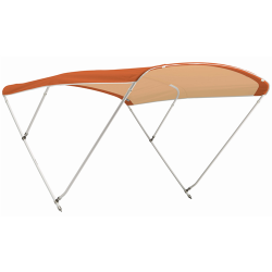 Auvent CHIC 3 arcs, tube aluminium Ø 25 mm, hauteur 95 cm. - Neptune Marine Equipment