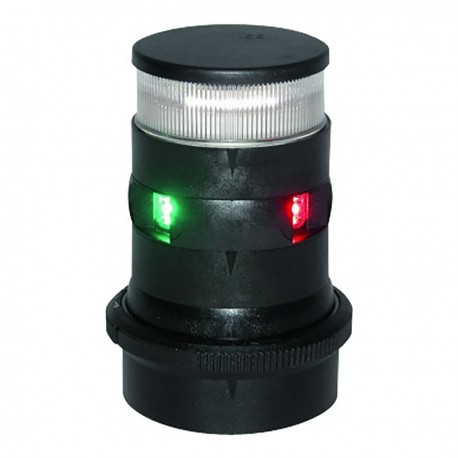 Feu de signalisation à LEDs en polycarbonate Aqua Signal Série 34 - Tricolore Fonda