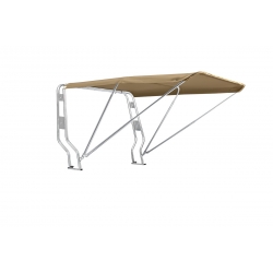 EXCELLENT auvent télescopique avec arceau pour bateau pneumatique inclus - Nettuno Marine Equipment