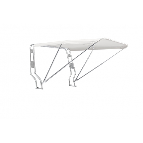 EXCELLENT auvent télescopique avec arceau pour bateau pneumatique inclus - Nettuno Marine Equipment