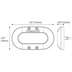 Lumière sous-marine OceanLed 4 LED - Entièrement étanche 2
