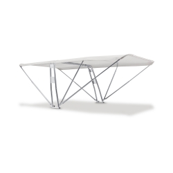 Auvent avant et arrière SUPÉRIEUR avec arceau pour bateau inclus, hauteur 130 cm. - Neptune Marine Equipment