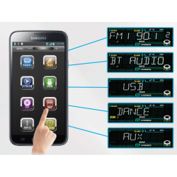 Radio MR762 BRGB - Boss Marine 2