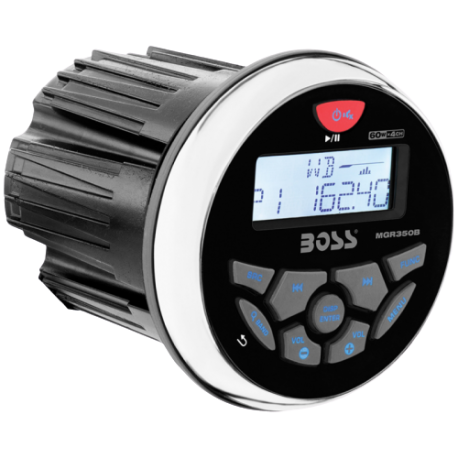 Stéréo de tableau de bord MGR350B - Boss Marine