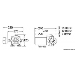 WHALE Autoclave universel 3 bar 12 V 18 L/min 2
