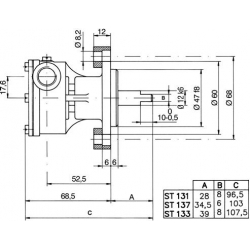 ANCOR ST137 pompe auto-amorçante pour le refroidissement du moteur 2
