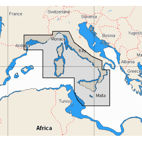 Cartographie C-MAP 4D MAX SD/Micro SD pour Raymarine, Furuno