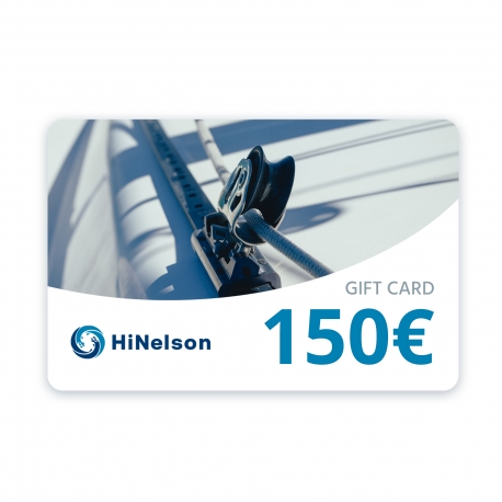 Carte-cadeau HiNelson de 150 € - Bon d'achat d'accessoires nautiques