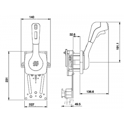 Boîte de commande B310B Commande d'assiette - Ultraflex 2