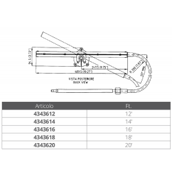 Boîte de guidage TM86 complète avec câble - Ultraflex 2