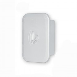 Niche en ABS blanc avec porte et poignée de fermeture