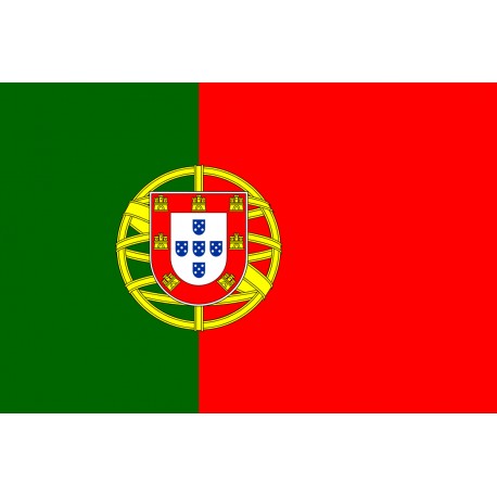 Drapeau du Portugal en tissu stamina 100 % polyester