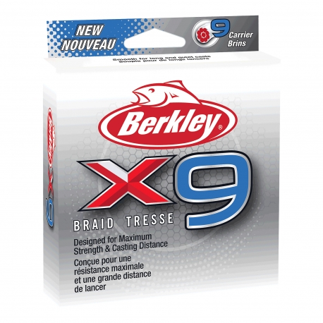 Berkley X9 Tresse 0.06MM tressée 150M GRN