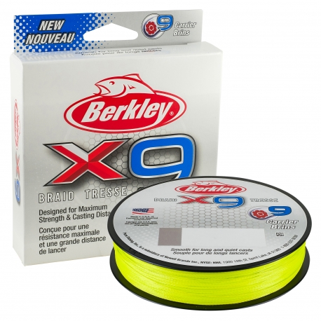 Berkley X9 Tresse 0.10MM tressée 150M FLGRN