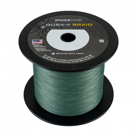 SpiderWire Dura 4 0.25MM tressé 1800M MGRN