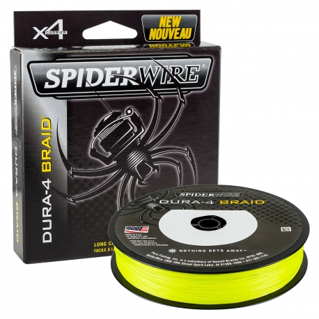 SpiderWire Dura 4 0.25MM tressé 150M YEL