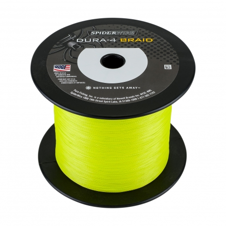 SpiderWire Dura 4 0.17MM tressé 1800M YEL