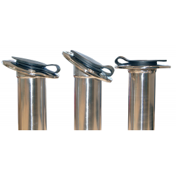 Porte-canne encastré incliné de 90°. 2