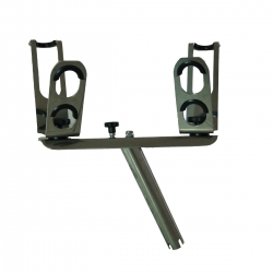 Pêche à la dérive en direct avec deux porte-cannes et un support encastré à 30° - Mer Jonienne