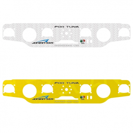 Pour le thon, quatre porte-cannes Dragonfly avec raccord encastré de 30° - Jonian Sea