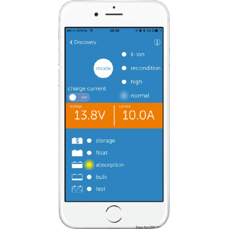 Chargeur de batterie étanche Victron Bluesmart avec connexion Bluetooth - IP65