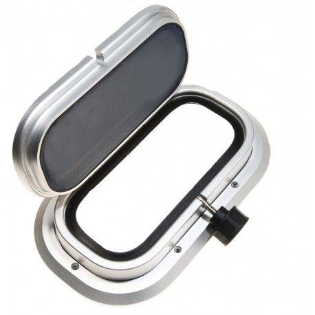 Hublot affleurant rectangulaire à bords arrondis