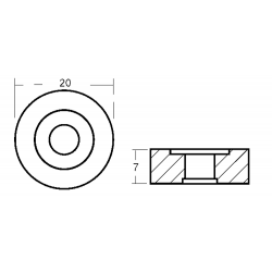 Rondelle réf.or.823912-1 2