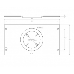 Plateau de table 330x180mm 2