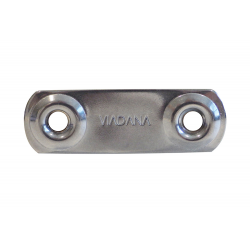 Plaque de ceinture fixe mm.50x16