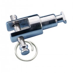 Support en acier inoxydable avec fourche pour auvents, auvents et marquises.