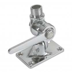 Base en laiton à double articulation