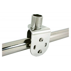 Base fixe en acier inoxydable et en plastique