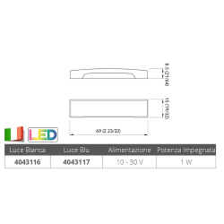 Onglet lumière de courtoisie bleue cpa 1 2