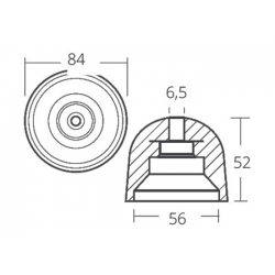Embouchure pour la poussée d'arc vetus 2