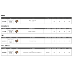 Cart.gasol. bukh ruggerini vm volvo 2