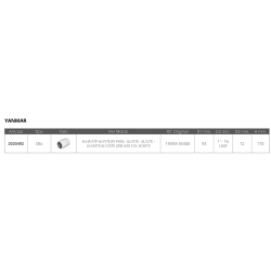 Filtre à huile yanmar 119593-35400 2