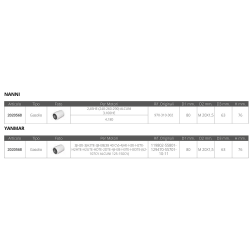 Filtre diesel nanni yanmar 80mm 2