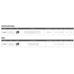 Filtre diesel bmw mercruiser 2