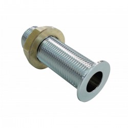 Décharge à la mer en laiton chromé