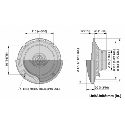 Paire d'enceintes Pioneer - 170w 2